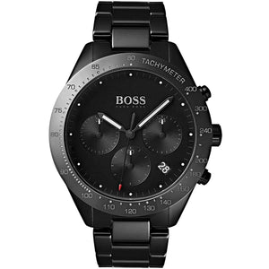 Hugo Boss Talent 1513581 men's watch featuring black ceramic and stainless steel bracelet