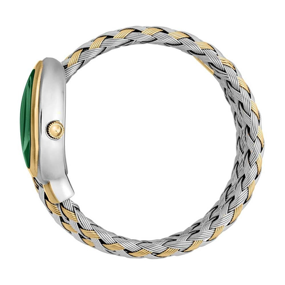 Side profile view showing the case thickness of the Just Cavalli Signature Snake JC1L264M0065.