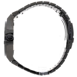 Side profile view showing the 12mm thick black case and unique lug design of the Potenza