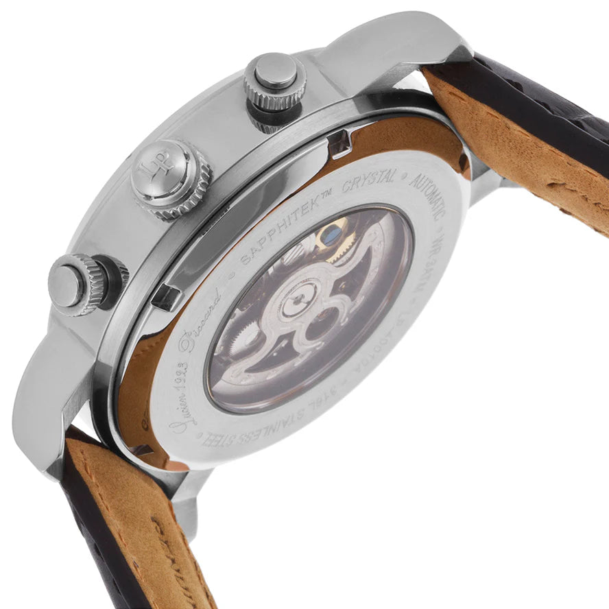 Perspective photo of Fossil ME3109 showing the side profile and crown detail