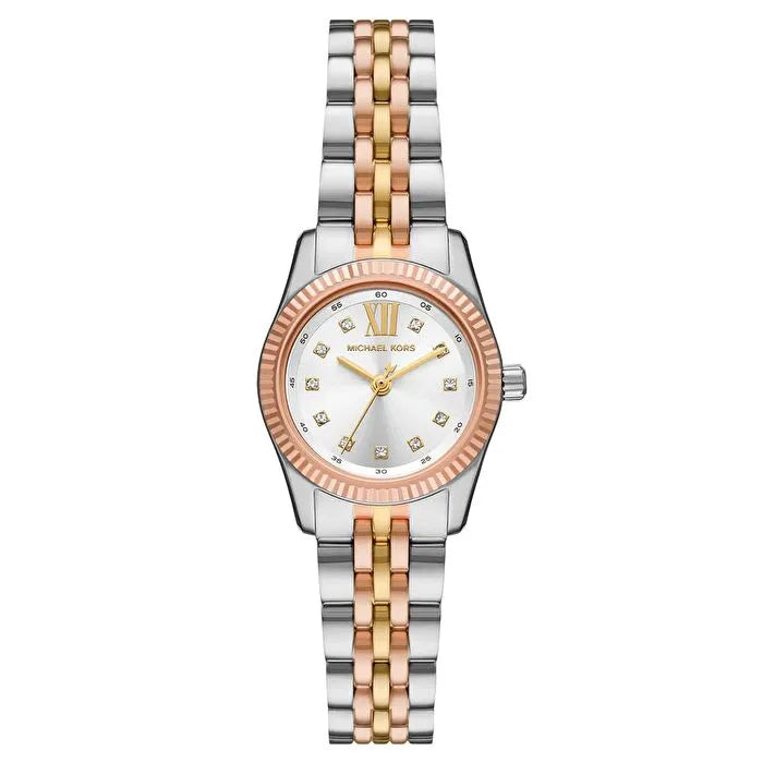 Original Michael Kors MK4987 Lexington two-tone silver and rose gold watch - Luxury Hub Egypt