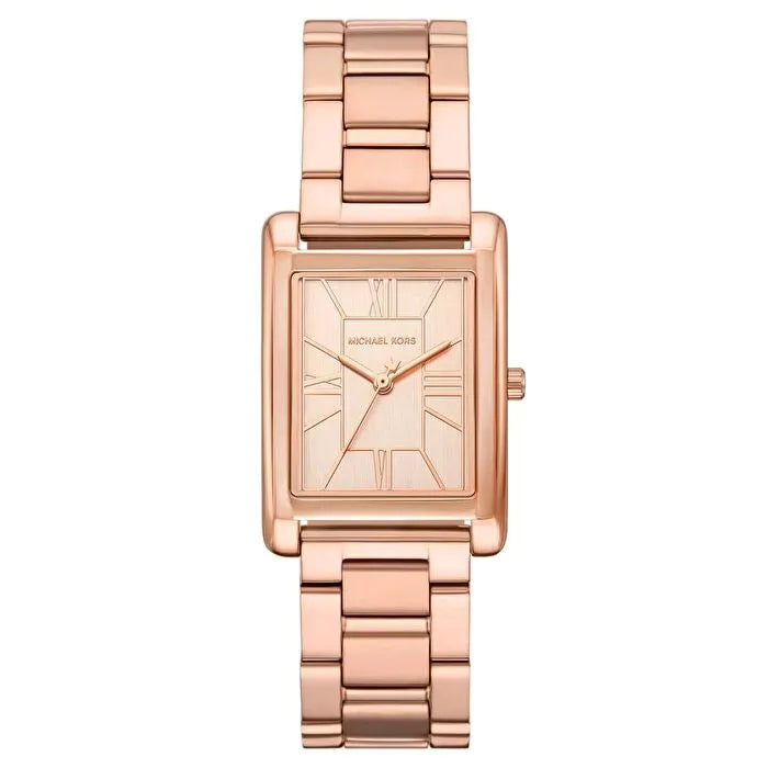 Original Michael Kors MK4905 Maren rose gold-tone rectangular watch - Luxury Hub Egypt