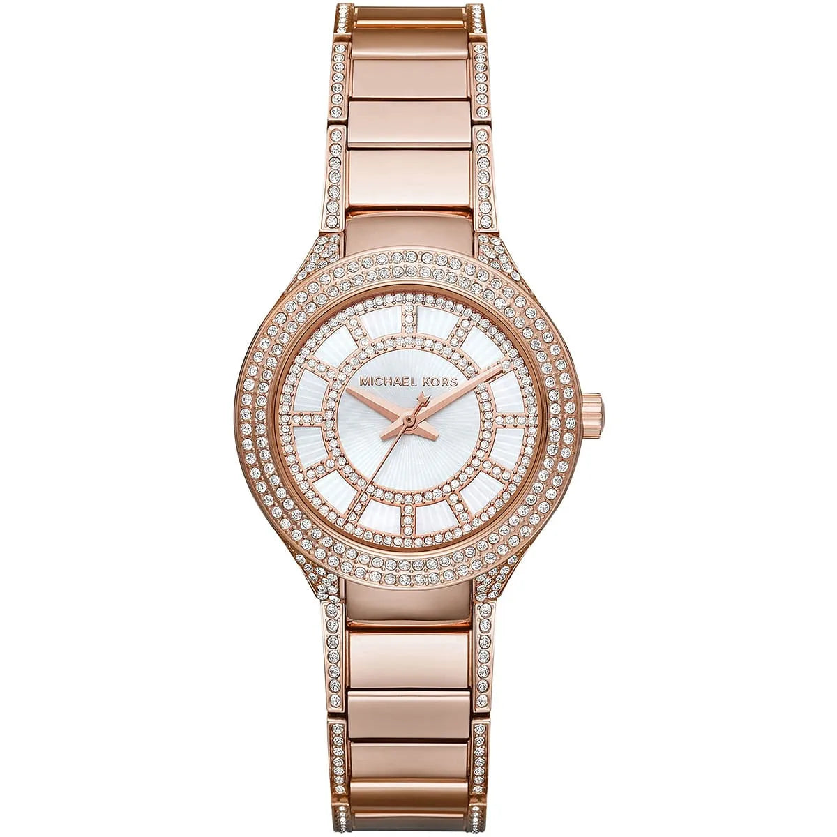 Original Michael Kors MK3443 Mini Kerry rose gold crystal watch - Luxury Hub Egypt