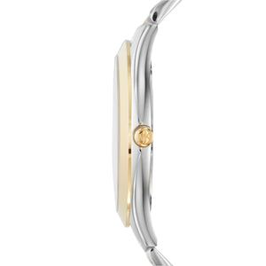Side view of Michael Kors MK3198 showing ultra-slim 8mm case thickness