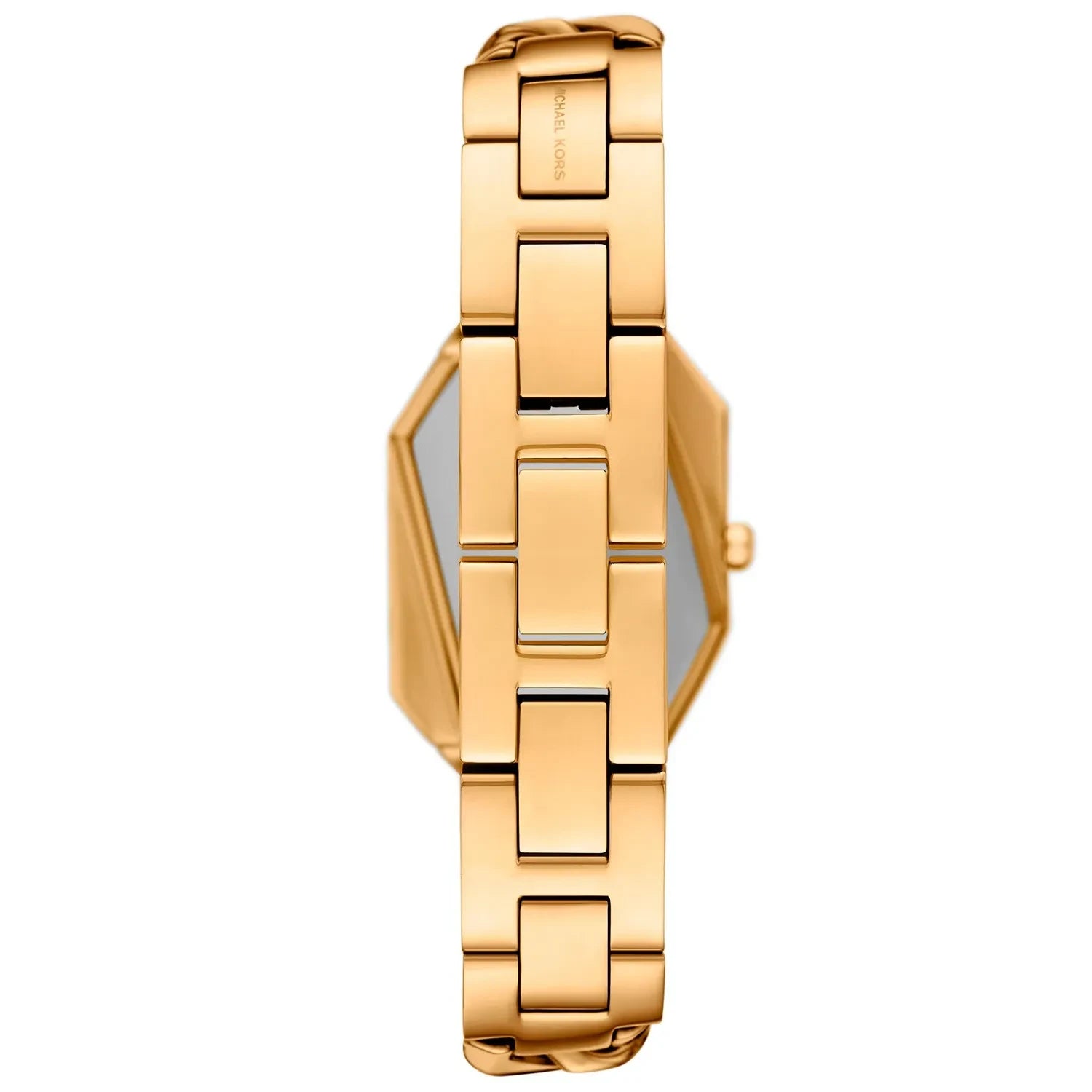 Original case back of Michael Kors Gia MK4878 with engraved model number