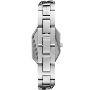 Silver-tone jewelry clasp with Michael Kors logo for Gia MK4879