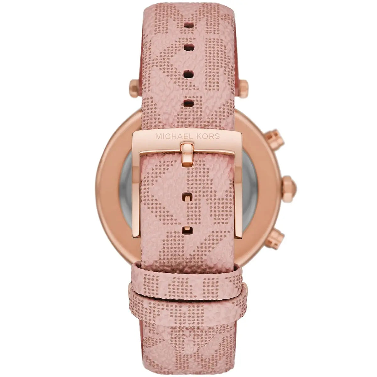 Rose gold buckle clasp with Michael Kors logo for MK6935 Parker watch