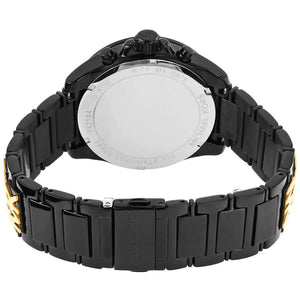 Black deployment clasp with Michael Kors logo for MK6978 Wren watch