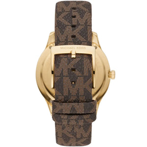 Back case of Michael Kors MK6979 with engraved logo and model number