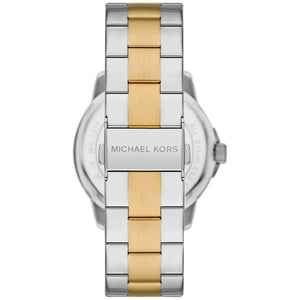 Back case of Michael Kors MK7319 with engraved logo and model number