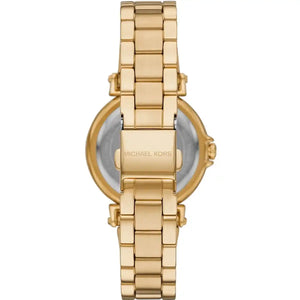 Original case back of Michael Kors Maren MK7516 with engraved model number