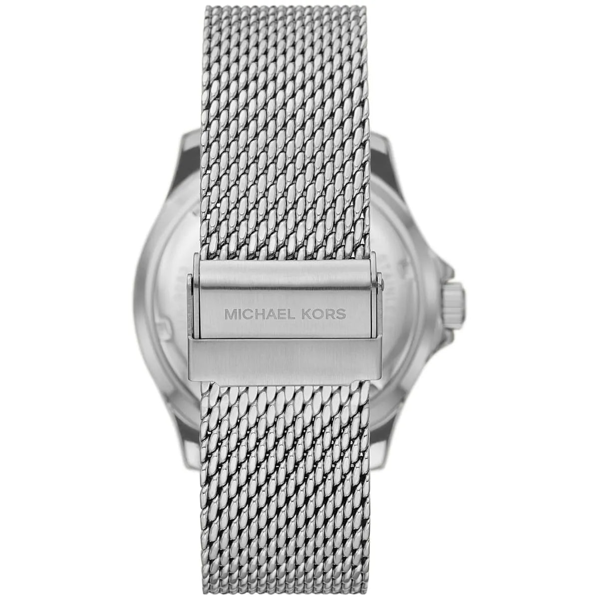 Silver sliding clasp with Michael Kors logo for MK9082 Everest watch