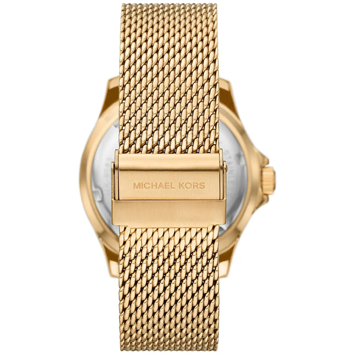 Gold sliding clasp with Michael Kors logo for MK9083 Everest watch