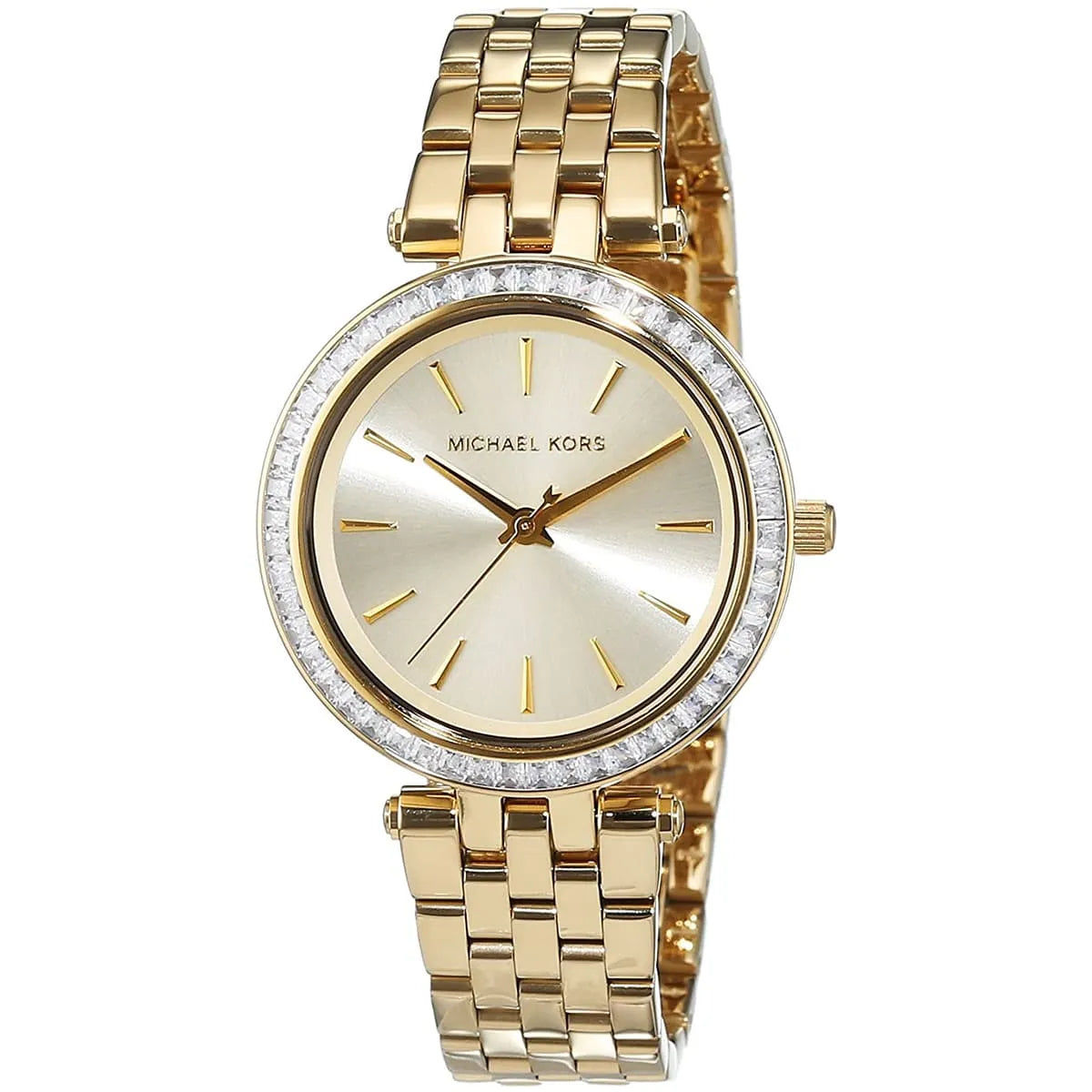 Michael Kors MK3365 Darci Mini Women’s Gold Crystal Dial Watch - Luxury Hub Store