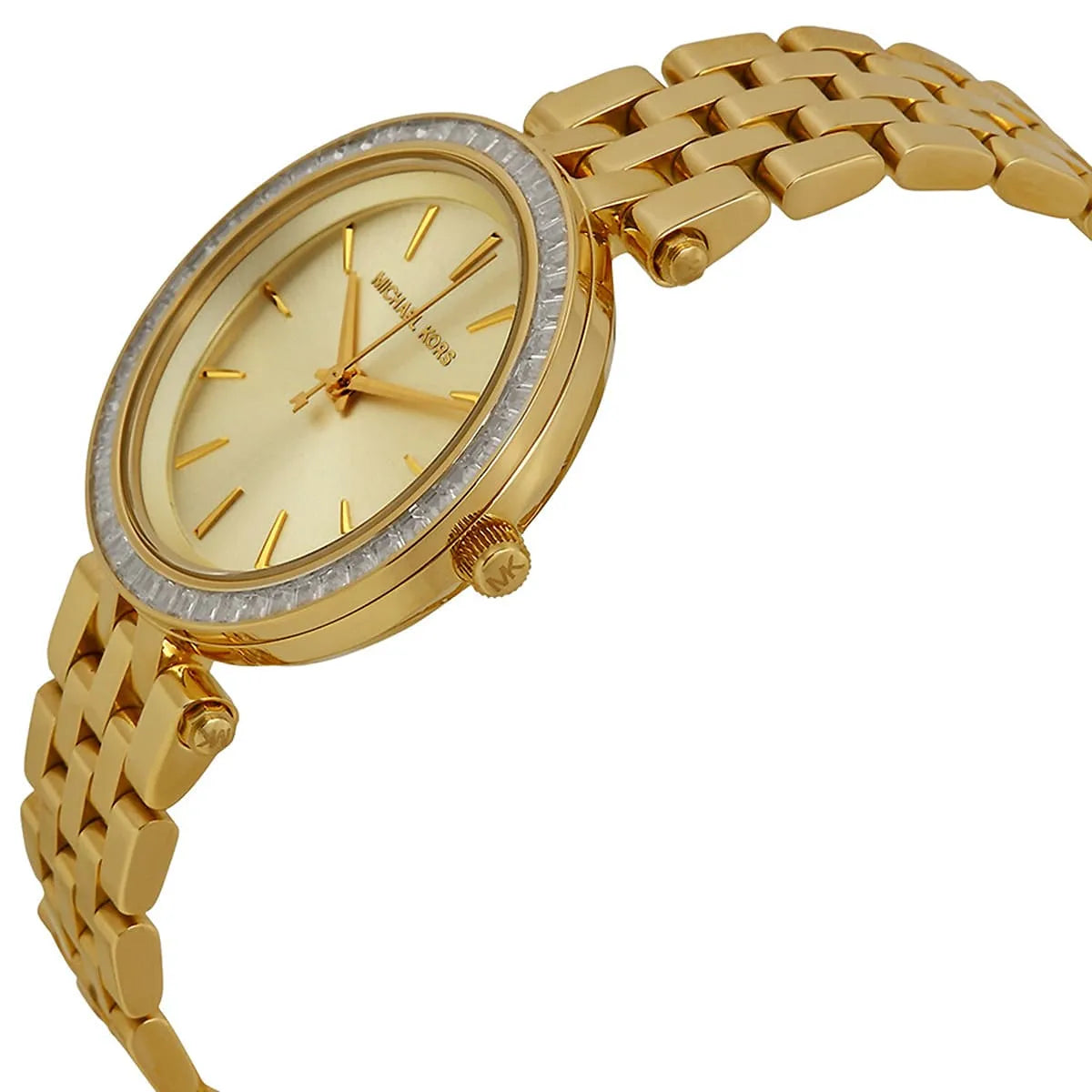 Michael Kors MK3365 Darci Mini Women’s Gold Crystal Dial Watch - Luxury Hub Store