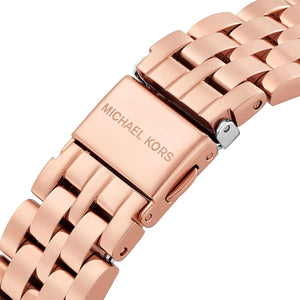 Michael Kors MK4710 Harlowe Women’s Rose Gold Crystal Dial Watch - Luxury Hub Store