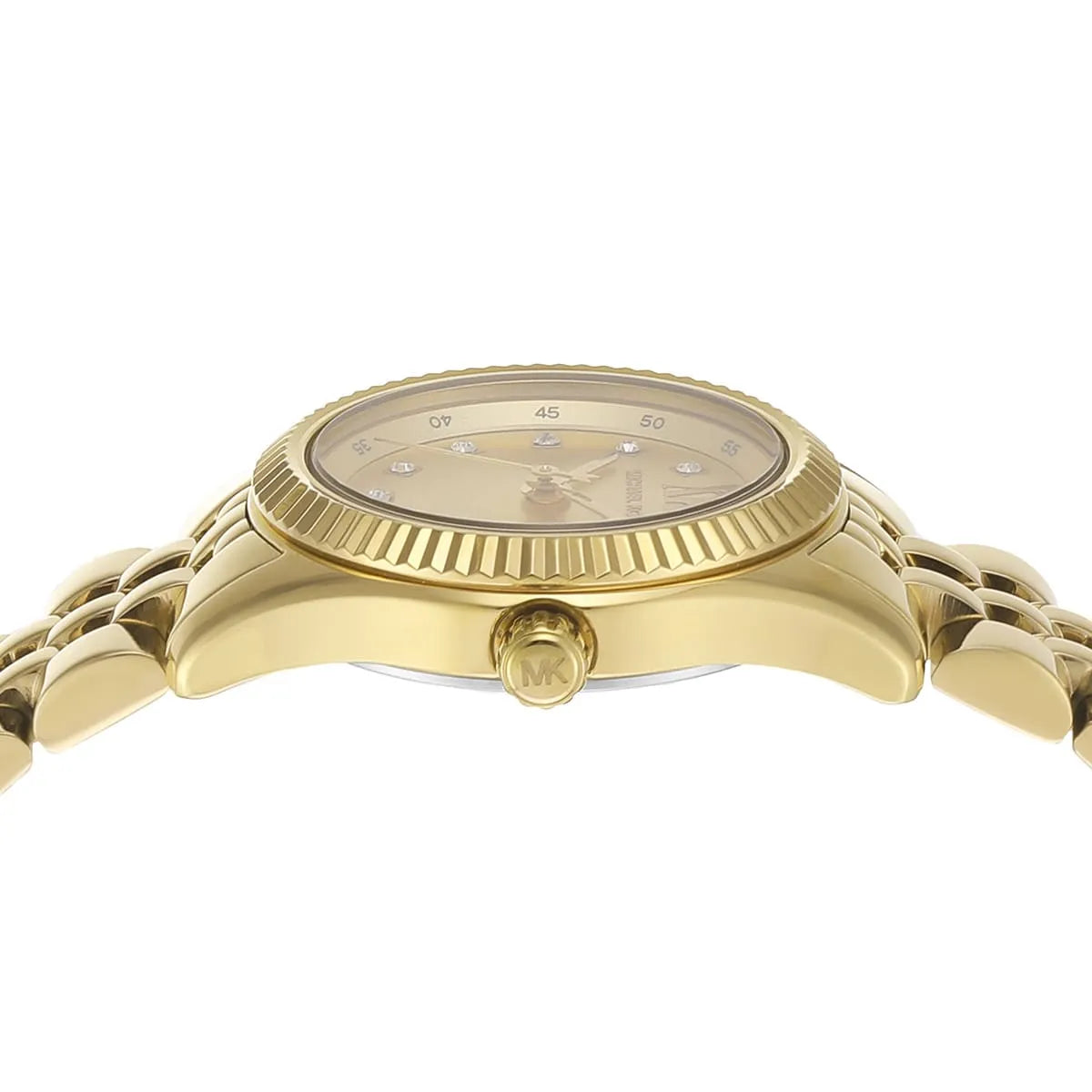 Michael Kors Lexington MK4741 Women’s Gold Dial Stainless Steel Watch - Luxury Hub Store