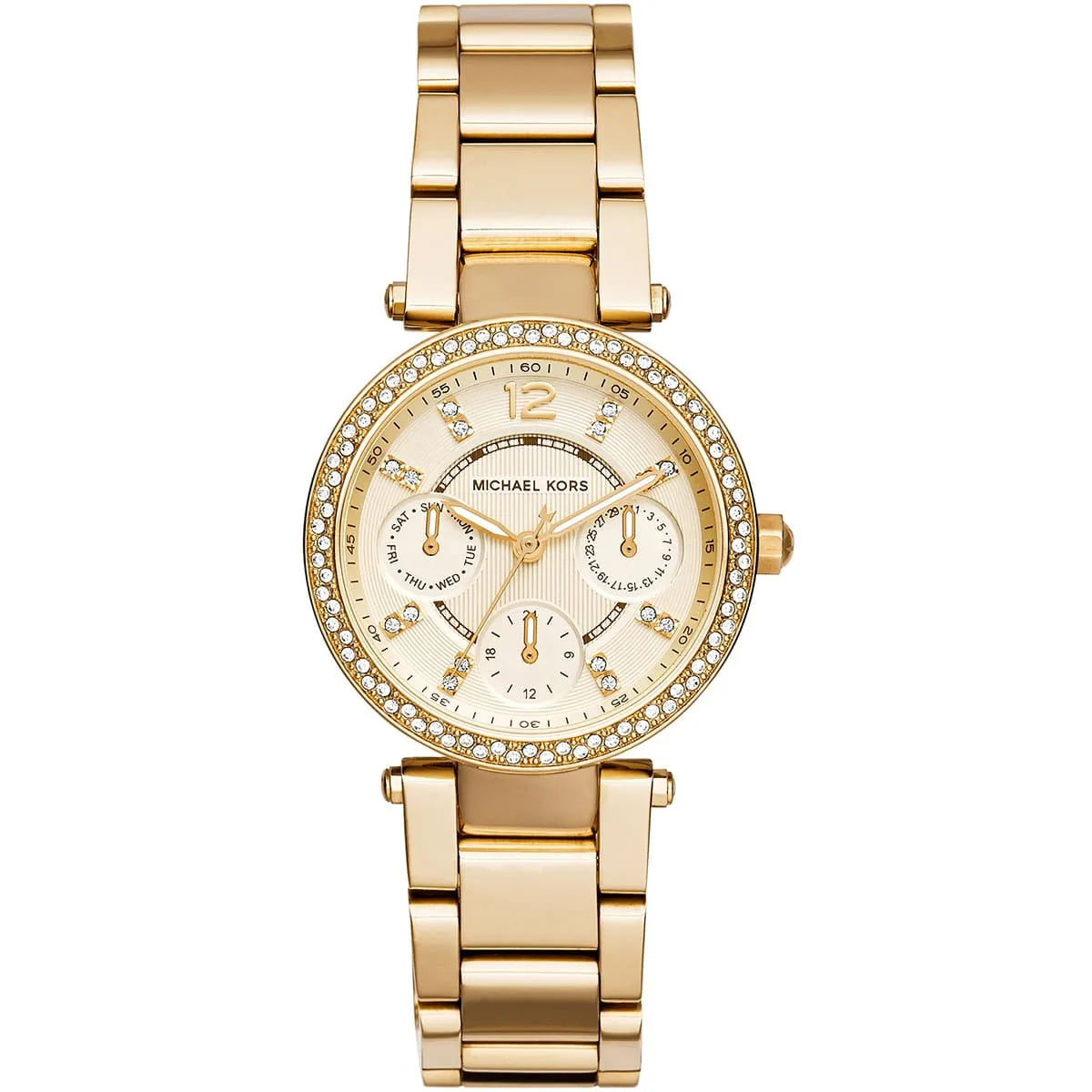 Michael Kors Parker MK6056 women's watch - gold dial gold steel strap