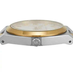 Michael Kors MK7464 Women’s White Dial Two-Tone Stainless Steel Lennox Watch - Luxury Hub Store