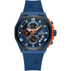 Naviforce NF8051T-B-BE-BE Men's Chronograph Watch – Blue Dial & Blue Rubber Strap