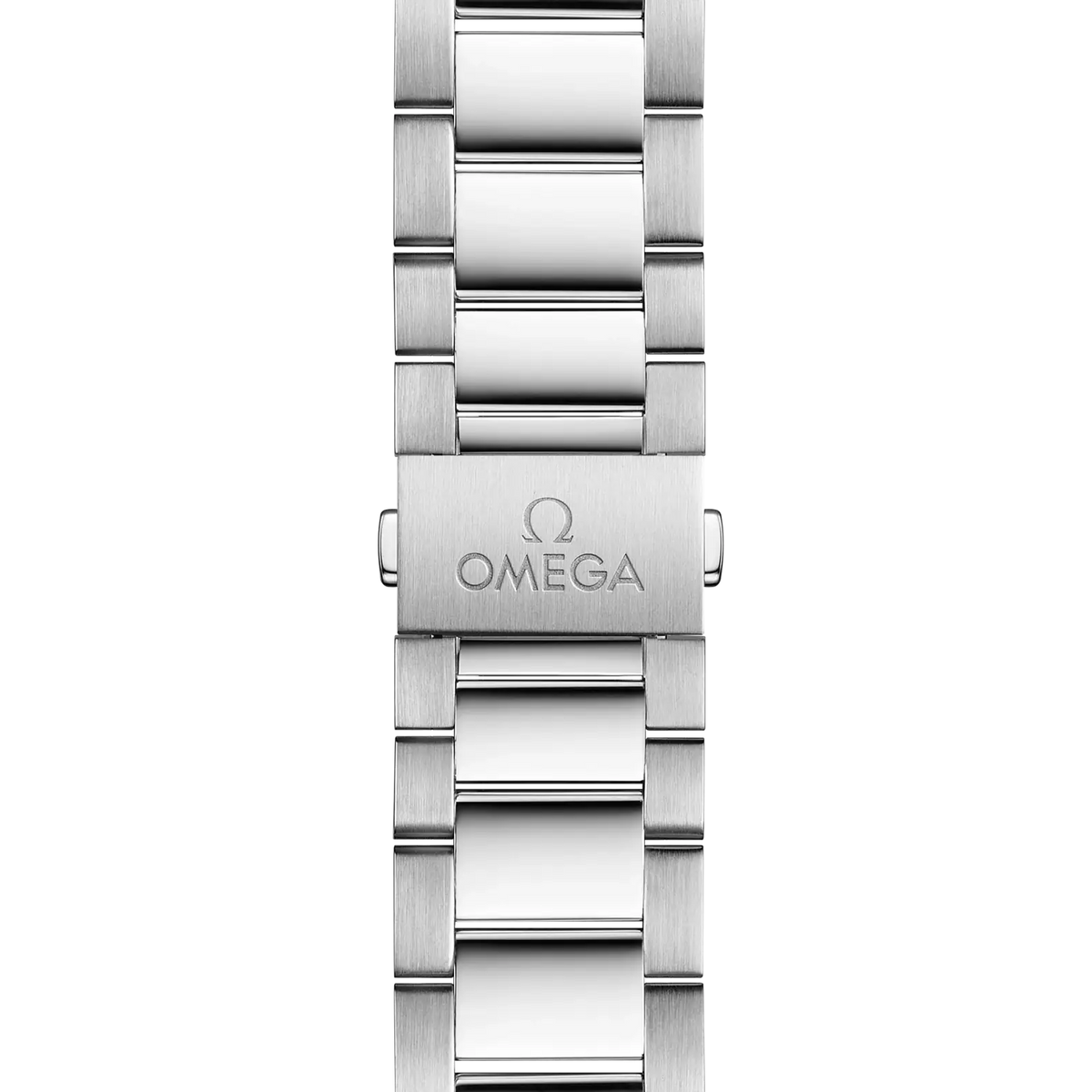 Omega Seamaster Aqua Terra 150M 220.10.41.21.10.001 men's automatic watch, 41mm stainless steel case, green teak dial, steel bracelet – bracelet view