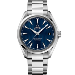 Omega Seamaster Aqua Terra 150M 231.10.42.21.03.003 men's automatic watch, 41.5mm stainless steel case, blue dial, steel bracelet – front view