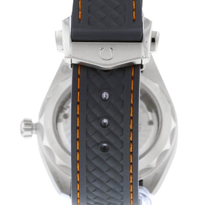 Omega Seamaster Aqua Terra men's automatic watch, 41mm stainless steel case, silver dial – back view