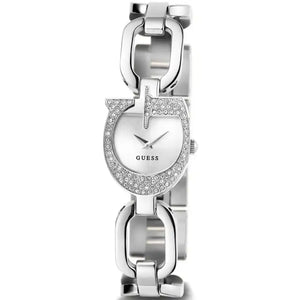 Guess Gia GW0683L1 women's watch - silver dial silver steel strap