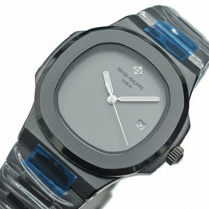 Patek Philippe Nautilus 40mm Men's Automatic Watch – Grey Dial & Black Strap – view 3