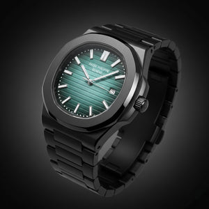 Patek Philippe Nautilus 40mm Men's Automatic Watch – Olive Green Dial & Black Strap – view 5