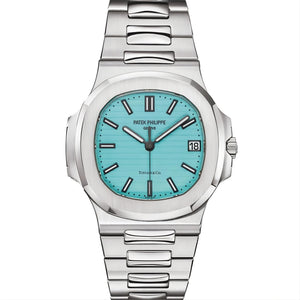 Patek Philippe Nautilus 5711/1A-018 40mm Men's Automatic Watch – Tiffany Blue Dial & Silver Stainless Steel Strap