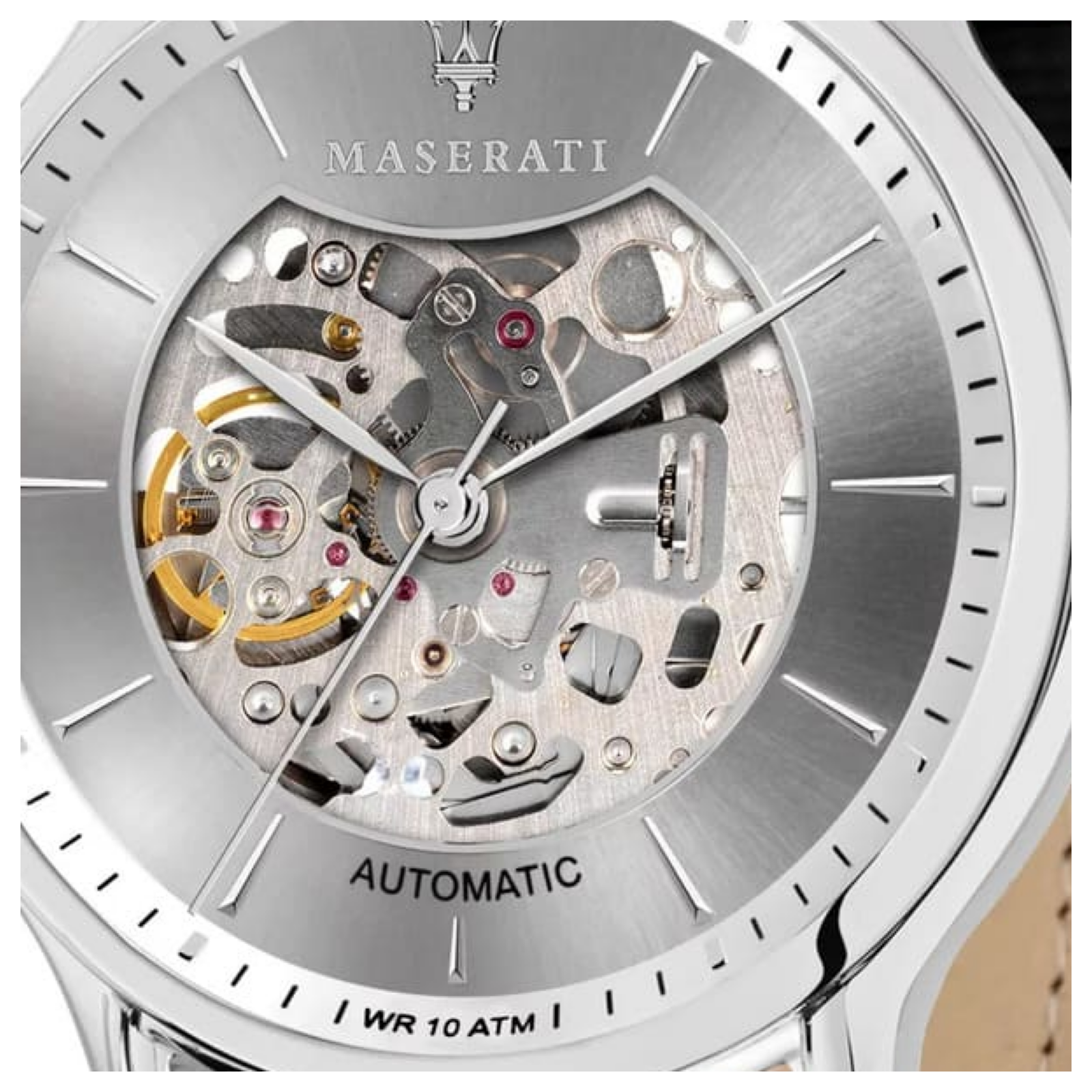 Left angled view of Maserati Epoca R8821118005 automatic watch 