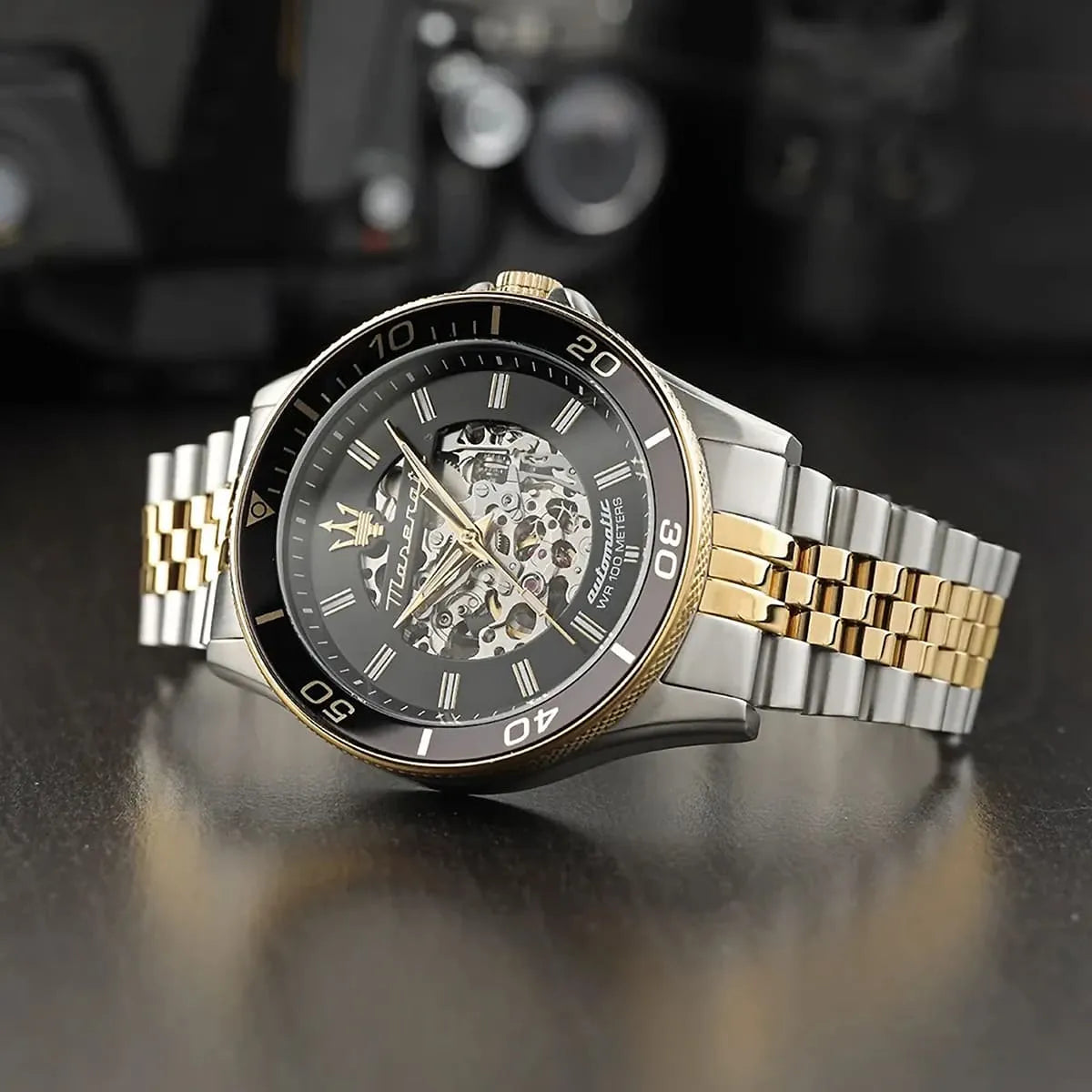 Maserati Sfida R8823140010 Men's Automatic Skeleton Watch – view 7