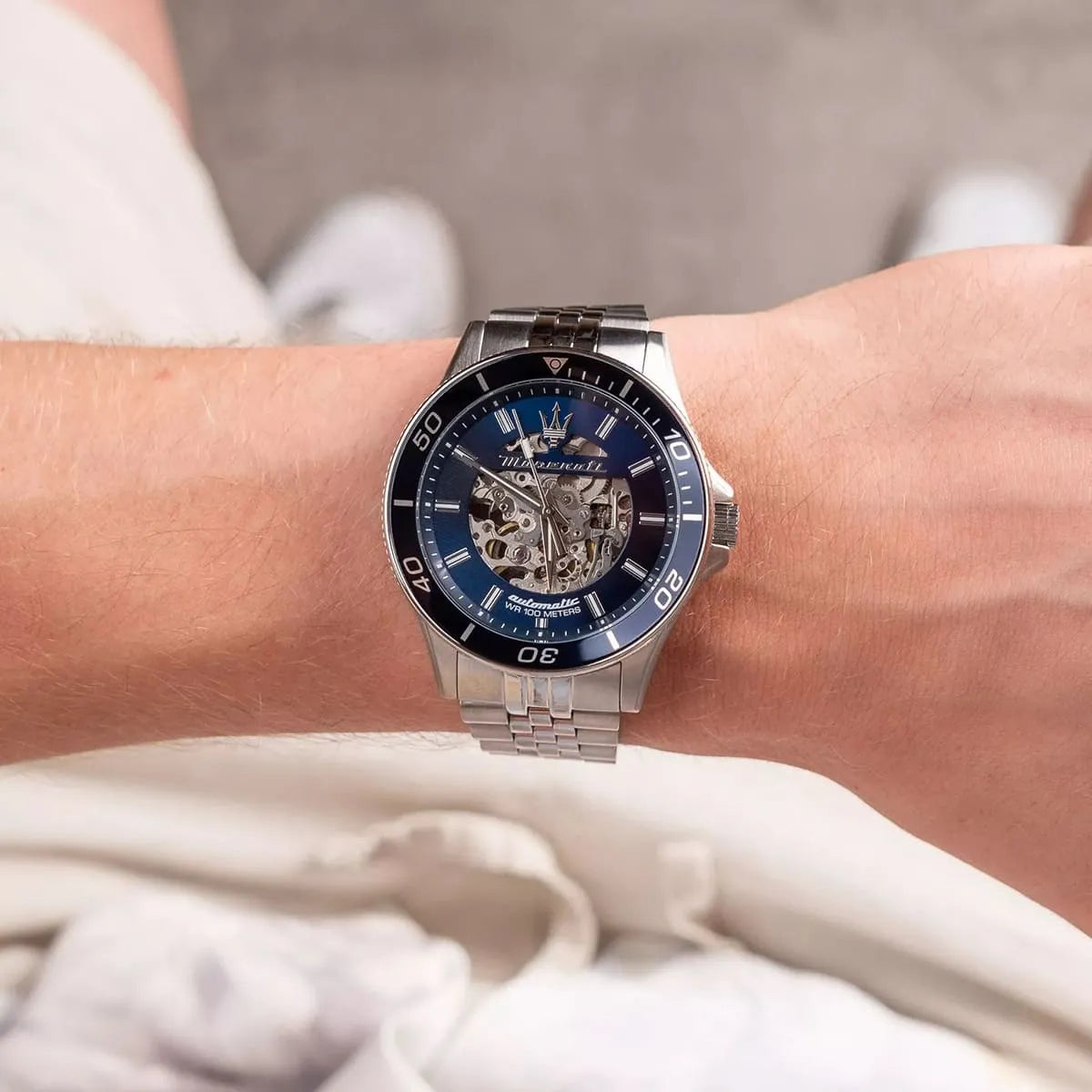 Maserati Sfida R8823140011 Men's Automatic Skeleton Watch – view 8