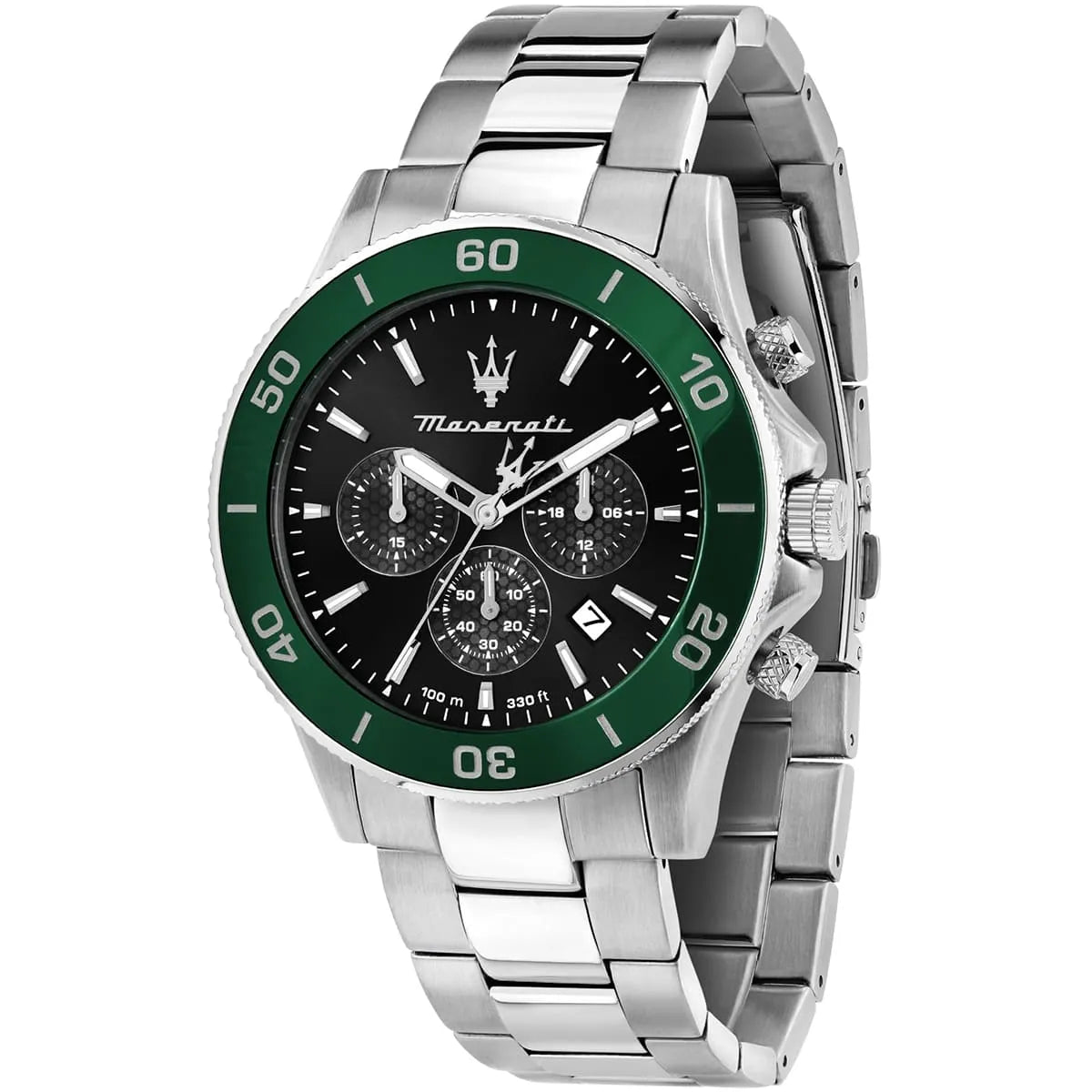 Maserati Competizione R8873600008 Men's watch - black dial steel strap