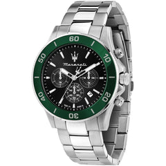 Maserati Competizione R8873600008 Men's watch - black dial steel strap