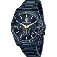 Maserati Velocita R8873652008 Men's Chronograph Watch – Blue Dial & Blue Stainless Steel Strap