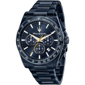 Maserati Velocita R8873652008 Men's Chronograph Watch – Blue Dial & Blue Stainless Steel Strap