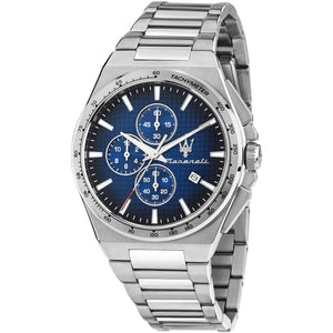 Maserati Velocita R8873653003 Men's watch - blue dial steel strap