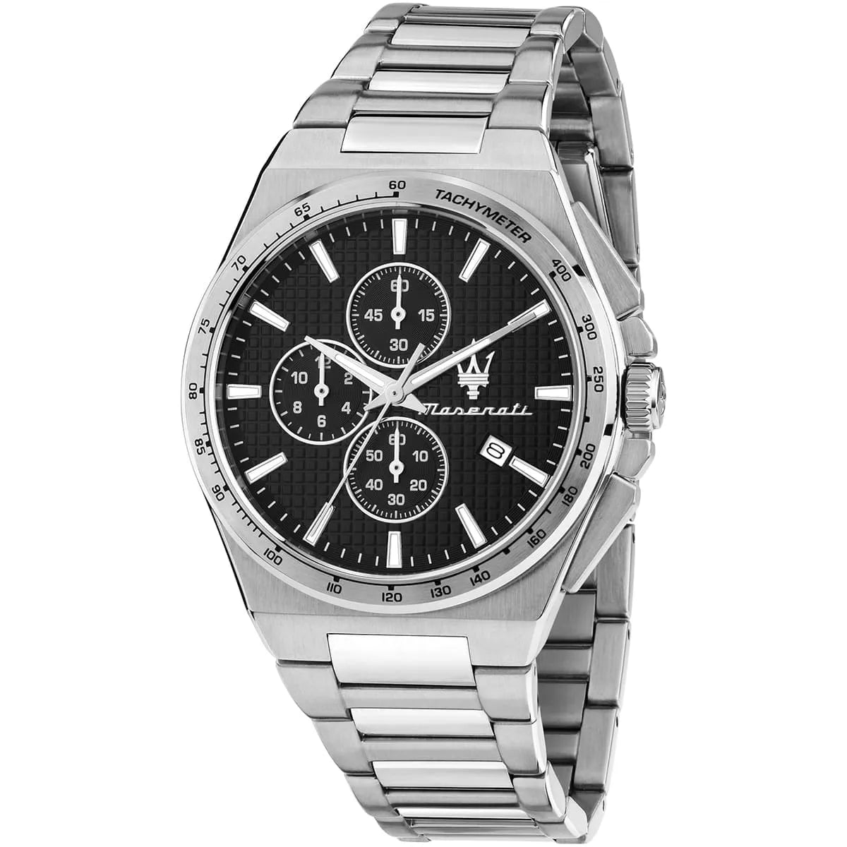 Maserati Velocita R8873653004 Men's watch - black dial steel strap