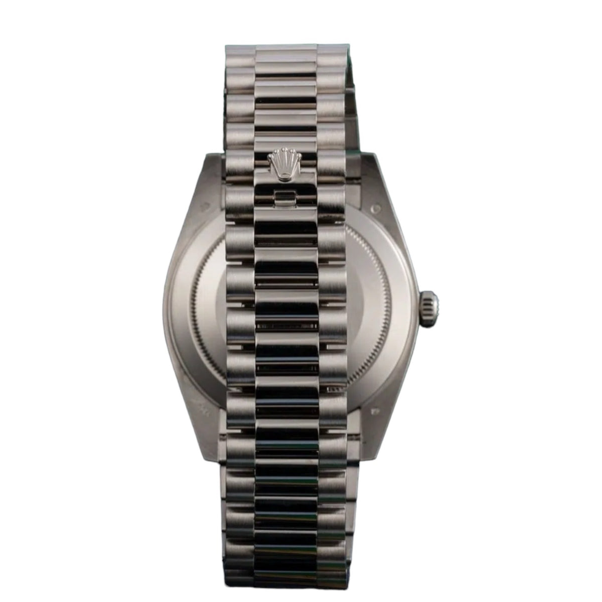 Rolex Day-Date men's mirror watch, blue dial – view 3