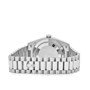 Rolex Day-Date men's mirror watch, green dial – view 10