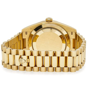 Rolex Day-Date 41mm men's mirror watch, champagne roman numeral dial – view 5
