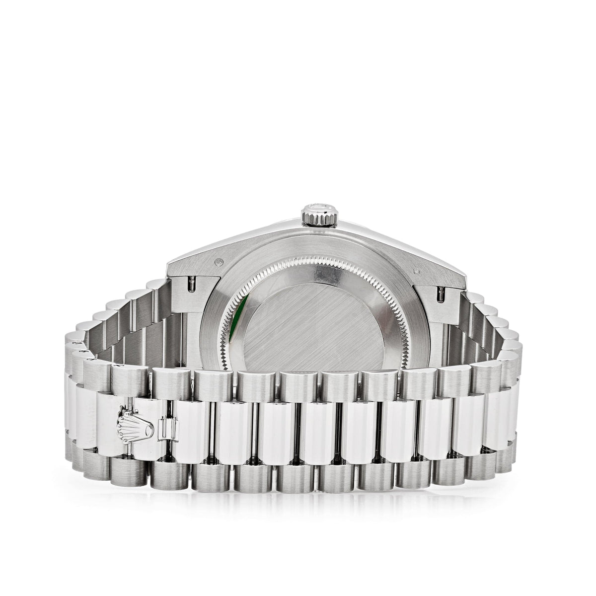 Rolex Day-Date 41mm men's mirror watch, ice blue Eastern Arabic numeral dial – view 5