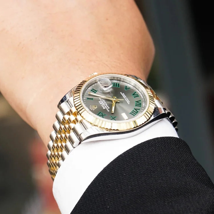 Rolex Datejust men's mirror watch, gray dial – view 10