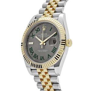 Rolex Datejust men's mirror watch, gray dial – view 5