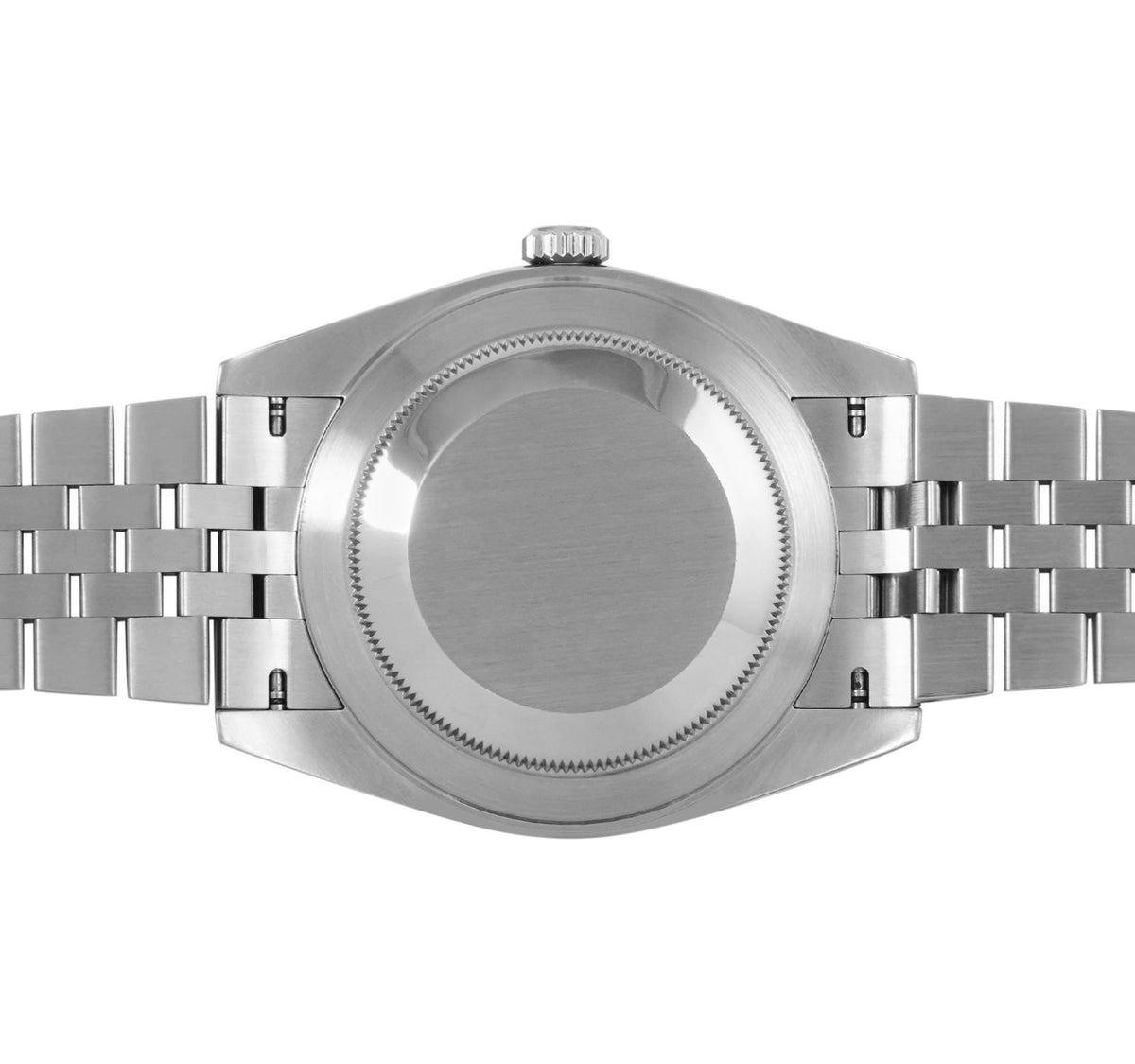 Rolex Datejust men's mirror watch, black dial – view 8