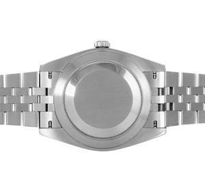 Rolex Datejust men's mirror watch, black dial – view 8