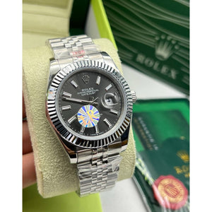 Rolex Datejust men's mirror watch, gray dial – view 2