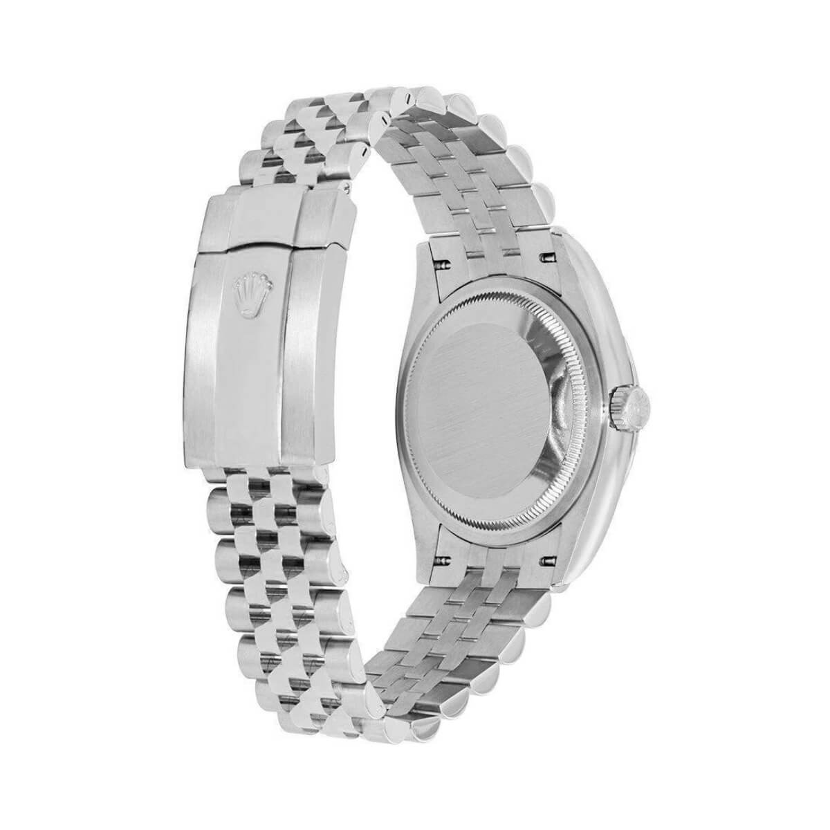 Rolex Datejust men's mirror watch, white dial – view 4